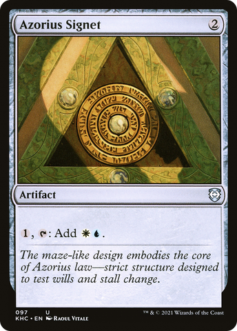 Azorius Signet [Kaldheim Commander] - The Mythic Store | 24h Order Processing