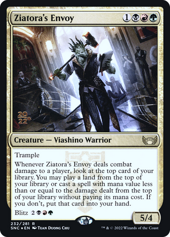 Ziatora's Envoy [Streets of New Capenna Prerelease Promos] - The Mythic Store | 24h Order Processing