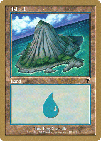 Island (ab335b) (Alex Borteh) [World Championship Decks 2001] - The Mythic Store | 24h Order Processing