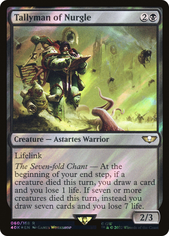 Tallyman of Nurgle (Surge Foil) [Warhammer 40,000] - The Mythic Store | 24h Order Processing