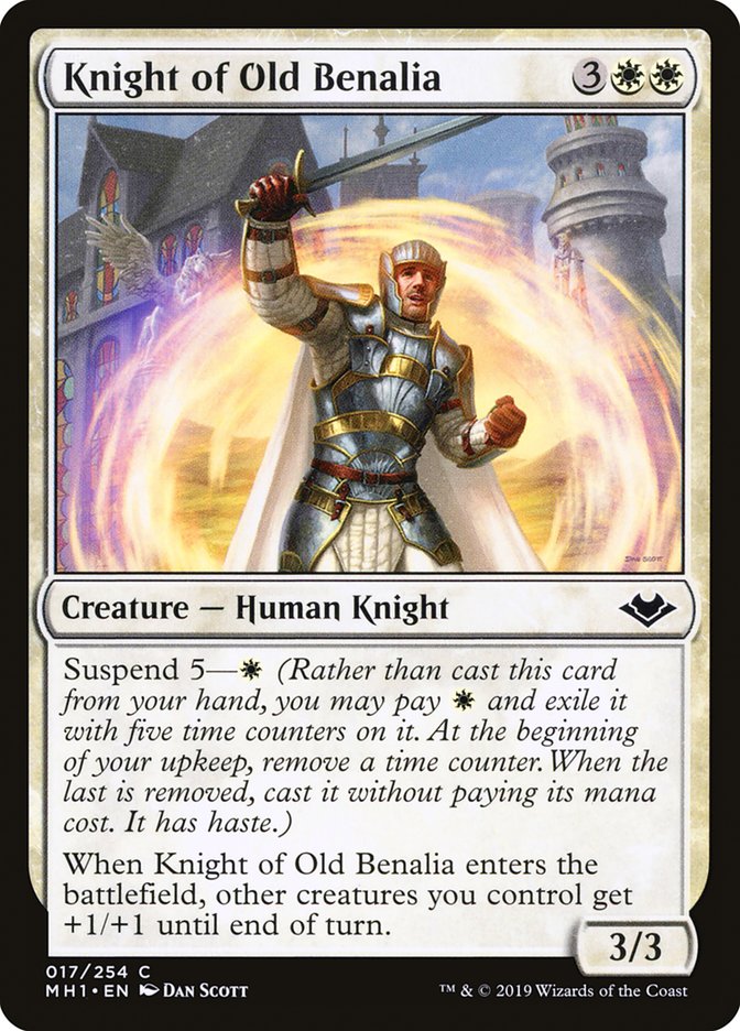 Knight of Old Benalia [Modern Horizons] - The Mythic Store | 24h Order Processing