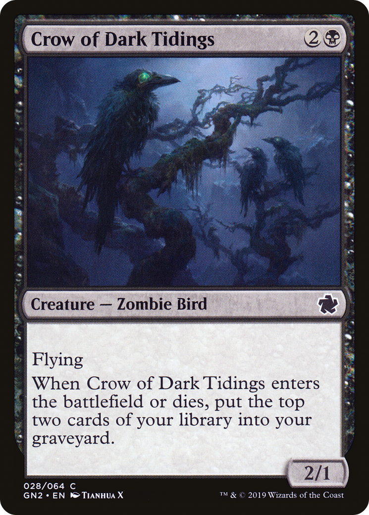 Crow of Dark Tidings [Game Night 2019] - The Mythic Store | 24h Order Processing