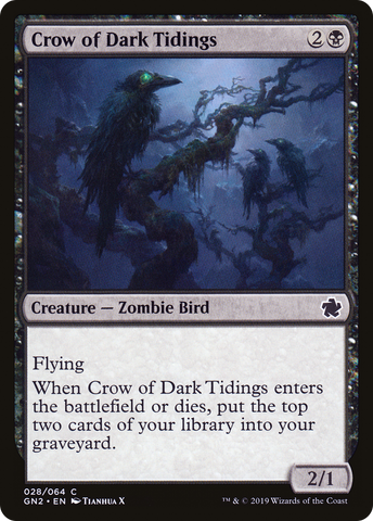 Crow of Dark Tidings [Game Night 2019] - The Mythic Store | 24h Order Processing