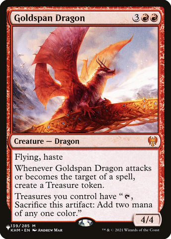 Goldspan Dragon [The List] - The Mythic Store | 24h Order Processing