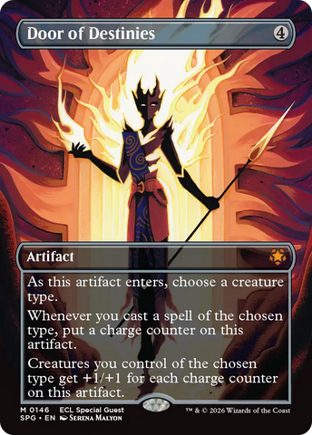 Door of Destinies (Borderless) [Lorwyn Eclipsed Special Guests] - The Mythic Store | 24h Order Processing