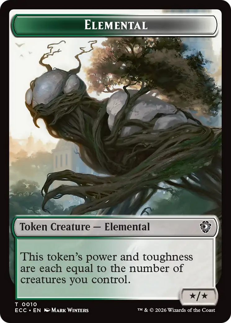Rhino Warrior // Elemental (0010) Double-Sided Token [Lorwyn Eclipsed Tokens] - The Mythic Store | 24h Order Processing