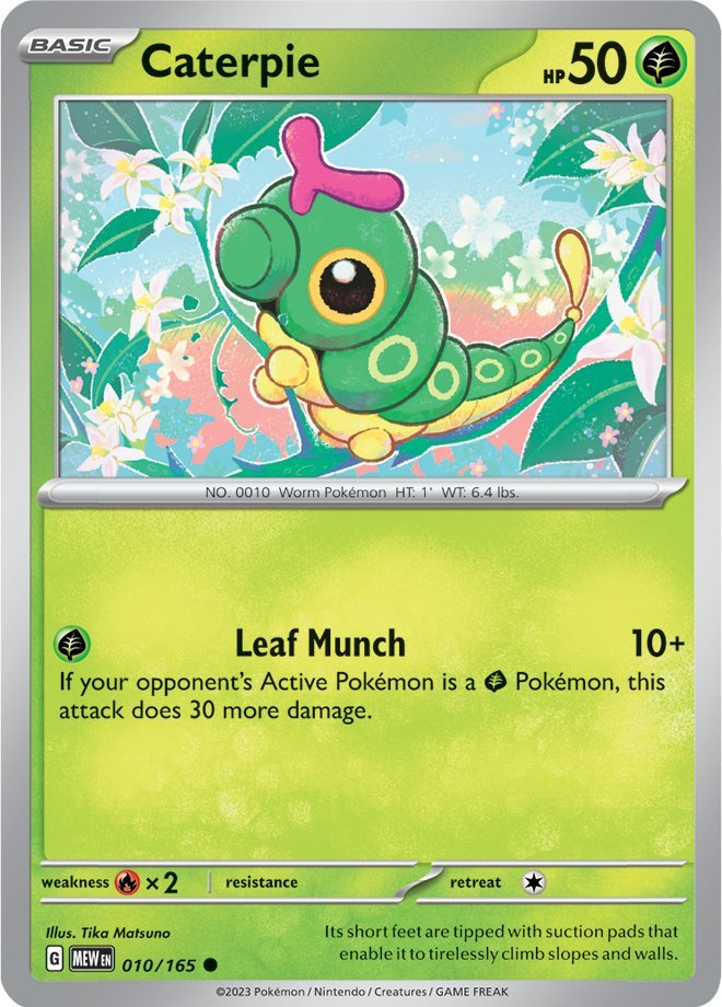 Caterpie (010/165) [Scarlet & Violet 151] - The Mythic Store | 24h Order Processing