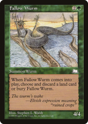 Fallow Wurm [Weatherlight] - The Mythic Store | 24h Order Processing