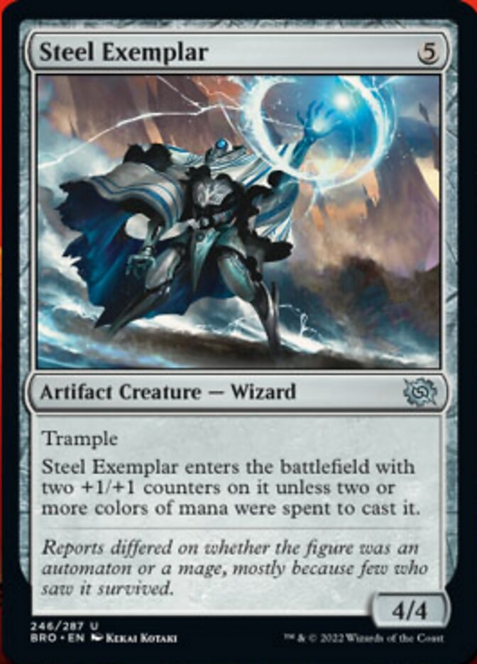 Steel Exemplar [The Brothers' War] - The Mythic Store | 24h Order Processing