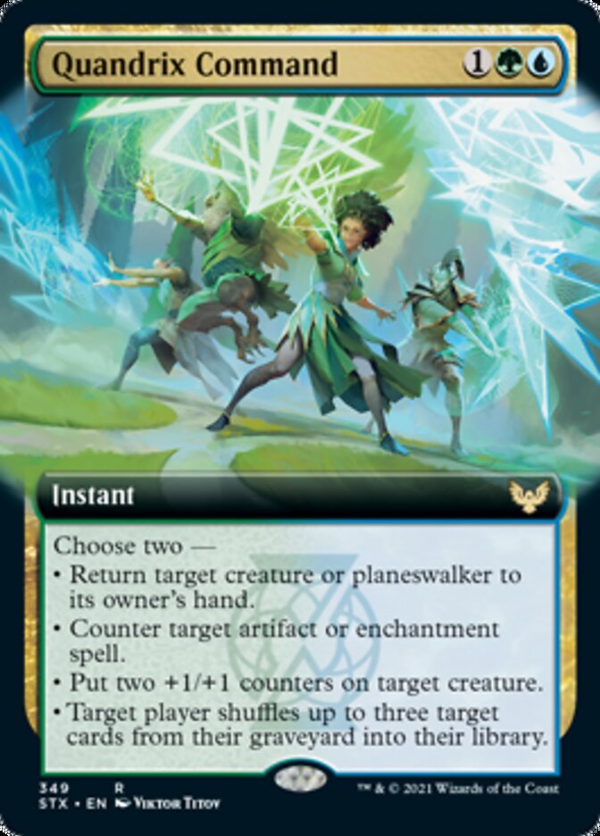 Quandrix Command (Extended Art) [Strixhaven: School of Mages] - The Mythic Store | 24h Order Processing