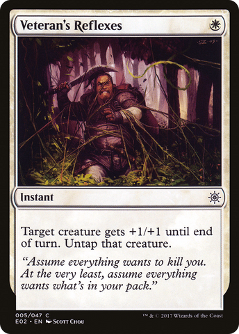 Veteran's Reflexes [Explorers of Ixalan] - The Mythic Store | 24h Order Processing