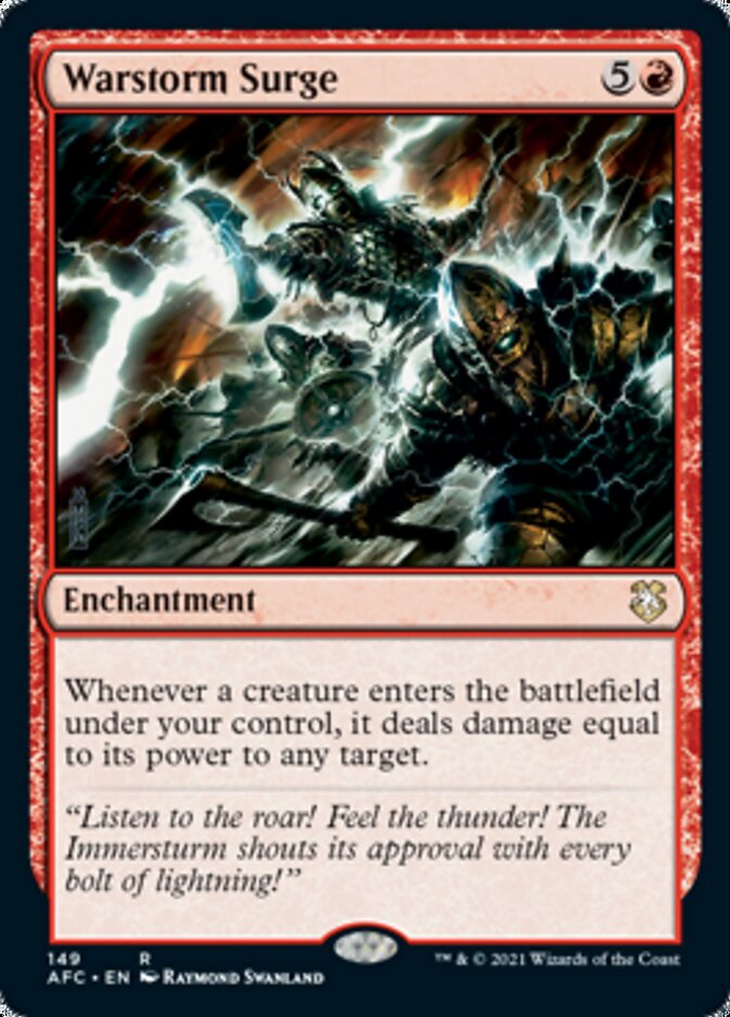 Warstorm Surge [Dungeons & Dragons: Adventures in the Forgotten Realms Commander] - The Mythic Store | 24h Order Processing