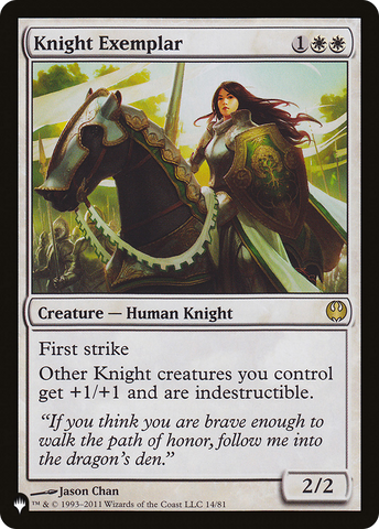 Knight Exemplar (14) [The List] - The Mythic Store | 24h Order Processing