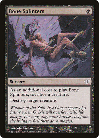 Bone Splinters [Shards of Alara] - The Mythic Store | 24h Order Processing
