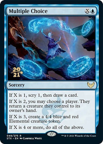 Multiple Choice [Strixhaven: School of Mages Prerelease Promos] - The Mythic Store | 24h Order Processing