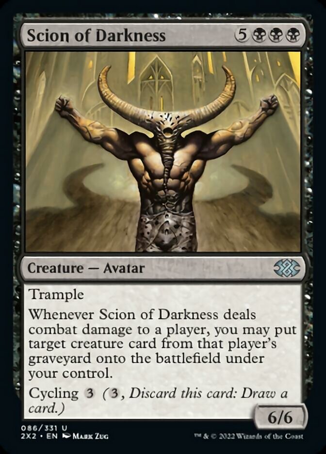 Scion of Darkness [Double Masters 2022] - The Mythic Store | 24h Order Processing