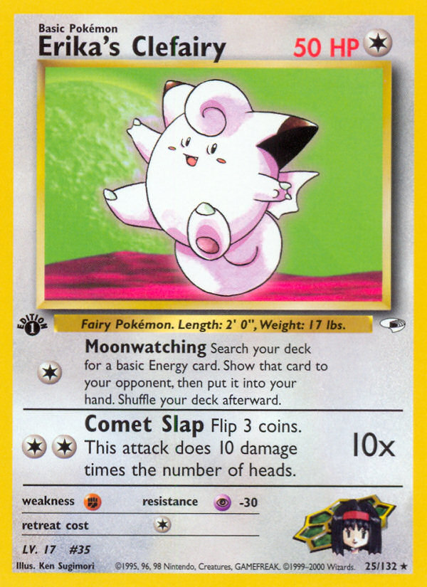 Erika's Clefairy (25/132) [Gym Heroes 1st Edition] - The Mythic Store | 24h Order Processing