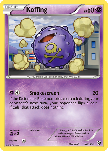 Koffing (57/135) [Black & White: Plasma Storm] - The Mythic Store | 24h Order Processing