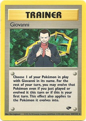 Giovanni (104/132) [Gym Challenge Unlimited] - The Mythic Store | 24h Order Processing