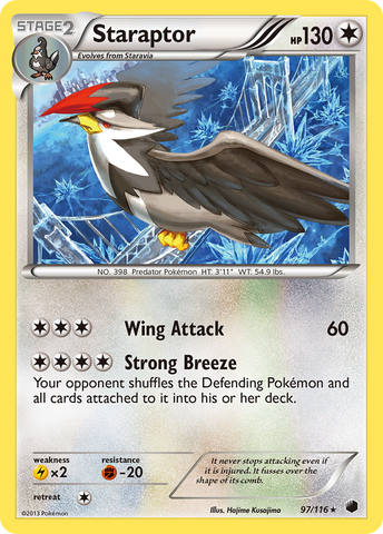 Staraptor (97/116) [Black & White: Plasma Freeze] - The Mythic Store | 24h Order Processing