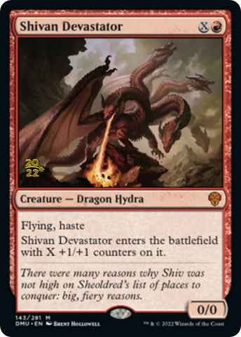 Shivan Devastator [Dominaria United Prerelease Promos] - The Mythic Store | 24h Order Processing