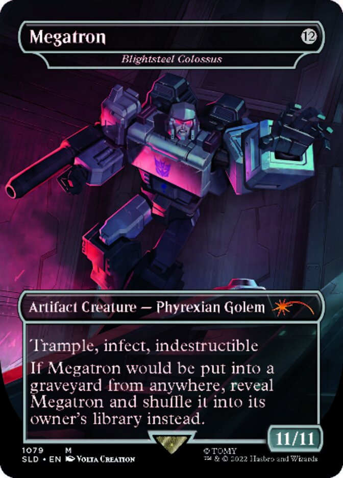 Blightsteel Colossus - Megatron (Borderless) [Secret Lair Drop Series] - The Mythic Store | 24h Order Processing