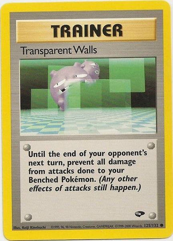 Transparent Walls (125/132) [Gym Challenge Unlimited] - The Mythic Store | 24h Order Processing