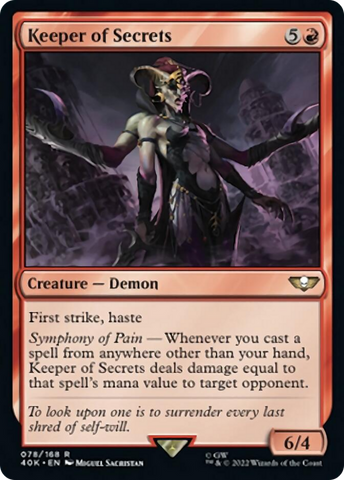 Keeper of Secrets (Surge Foil) [Warhammer 40,000] - The Mythic Store | 24h Order Processing