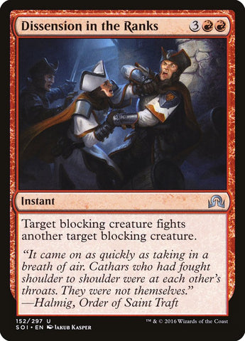 Dissension in the Ranks [Shadows over Innistrad] - The Mythic Store | 24h Order Processing