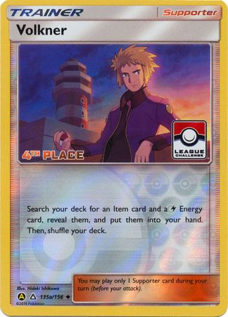 Volkner (135a/156) (League Challenge 4th Place) [Sun & Moon: Ultra Prism] - The Mythic Store | 24h Order Processing
