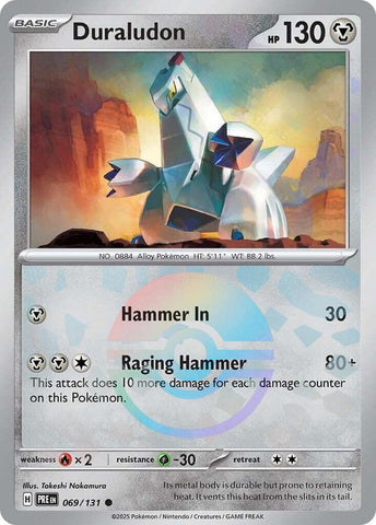 Duraludon (069/131) (Poke Ball Pattern) [Scarlet & Violet: Prismatic Evolutions] - The Mythic Store | 24h Order Processing