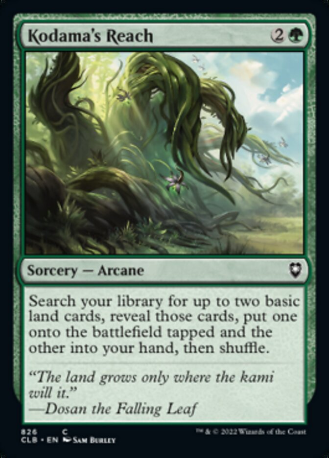 Kodama's Reach [Commander Legends: Battle for Baldur's Gate] - The Mythic Store | 24h Order Processing