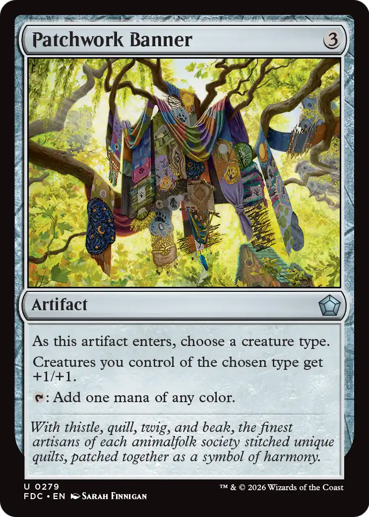 Patchwork Banner [Foundations Commander] - The Mythic Store | 24h Order Processing