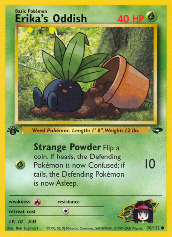 Erika's Oddish (70/132) [Gym Challenge 1st Edition] - The Mythic Store | 24h Order Processing