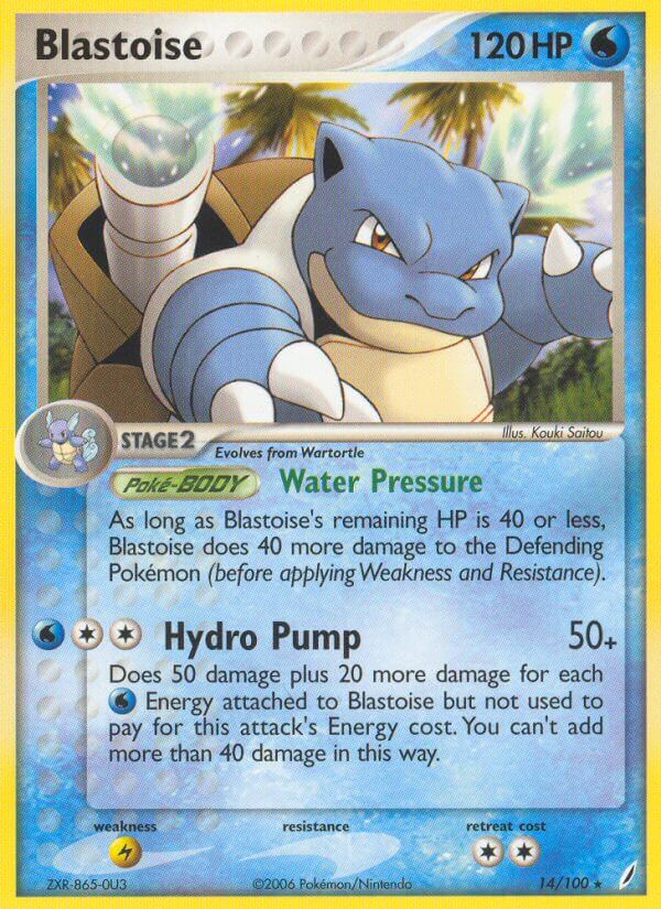 Blastoise (14/100) (Theme Deck Exclusive) [EX: Crystal Guardians] - The Mythic Store | 24h Order Processing