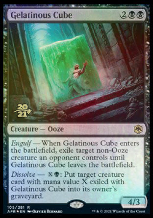 Gelatinous Cube [Dungeons & Dragons: Adventures in the Forgotten Realms Prerelease Promos] - The Mythic Store | 24h Order Processing