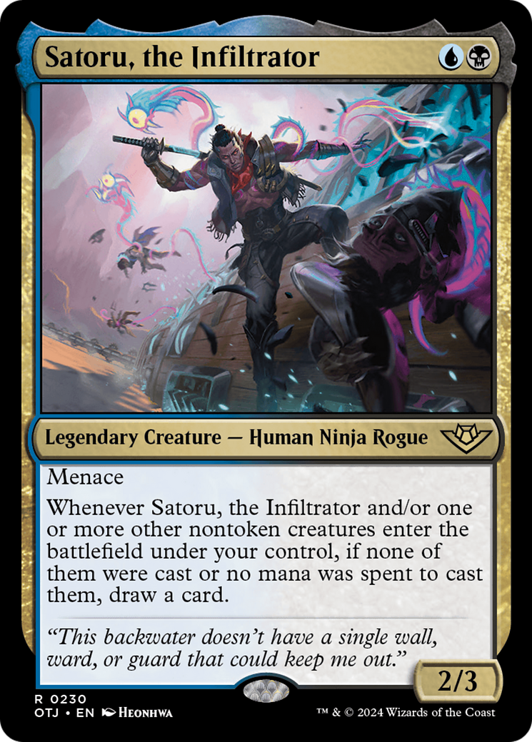 Satoru, the Infiltrator [Outlaws of Thunder Junction] - The Mythic Store | 24h Order Processing