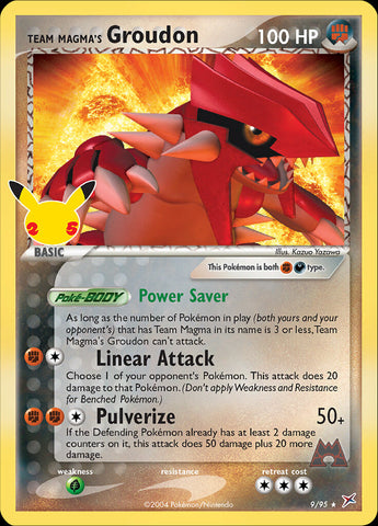 Team Magma's Groudon (9/95) [Celebrations: 25th Anniversary - Classic Collection] - The Mythic Store | 24h Order Processing