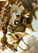 Teeterpeak Ambusher Art Card (Gold-Stamped Signature) [Zendikar Rising Art Series] - The Mythic Store | 24h Order Processing