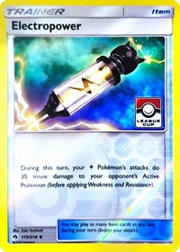 Electropower (172/214) (League Promo) [Sun & Moon: Lost Thunder] - The Mythic Store | 24h Order Processing