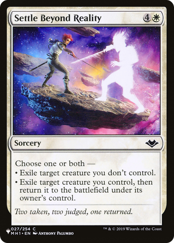 Settle Beyond Reality [The List] - The Mythic Store | 24h Order Processing