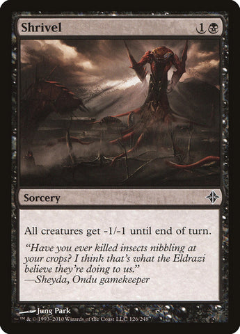 Shrivel [Rise of the Eldrazi] - The Mythic Store | 24h Order Processing