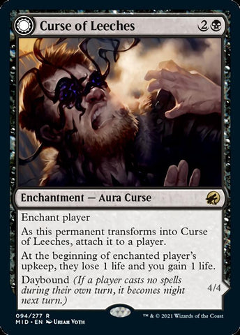 Curse of Leeches // Leeching Lurker [Innistrad: Midnight Hunt] - The Mythic Store | 24h Order Processing