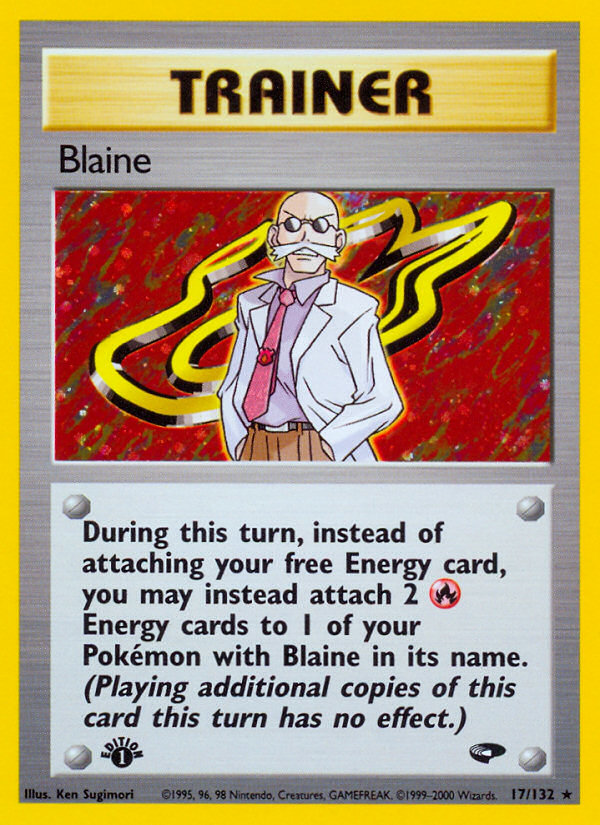 Blaine (17/132) [Gym Challenge 1st Edition] - The Mythic Store | 24h Order Processing