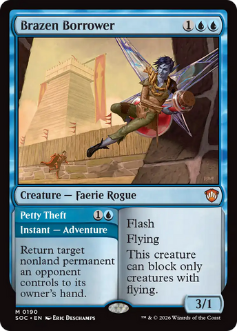 Brazen Borrower [Secrets of Strixhaven Commander] - The Mythic Store | 24h Order Processing