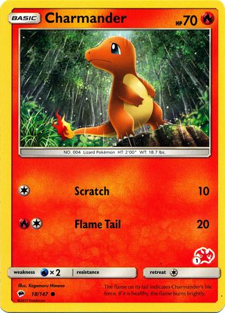Charmander (18/147) (Charizard Stamp #1) [Battle Academy 2020] - The Mythic Store | 24h Order Processing