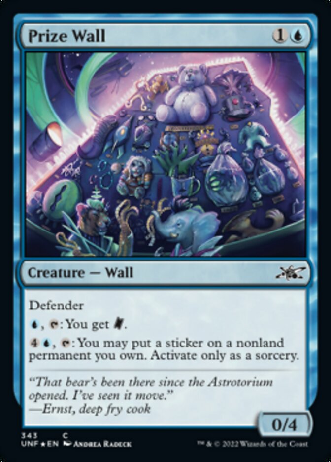 Prize Wall (Galaxy Foil) [Unfinity] - The Mythic Store | 24h Order Processing