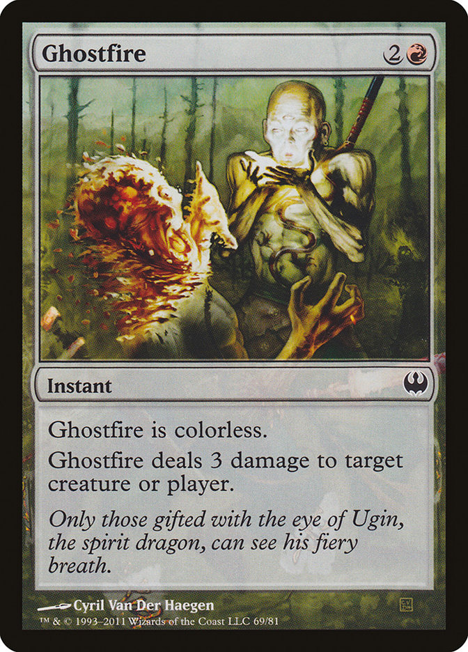 Ghostfire [Duel Decks: Knights vs. Dragons] - The Mythic Store | 24h Order Processing