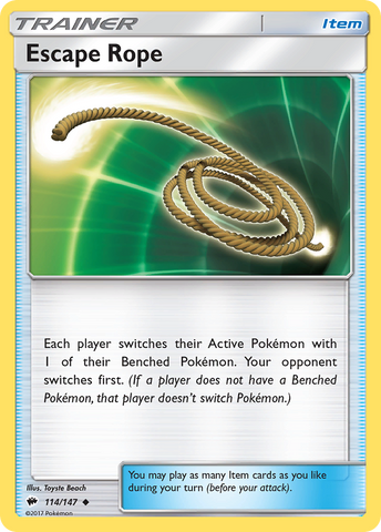 Escape Rope (114/147) [Sun & Moon: Burning Shadows] - The Mythic Store | 24h Order Processing