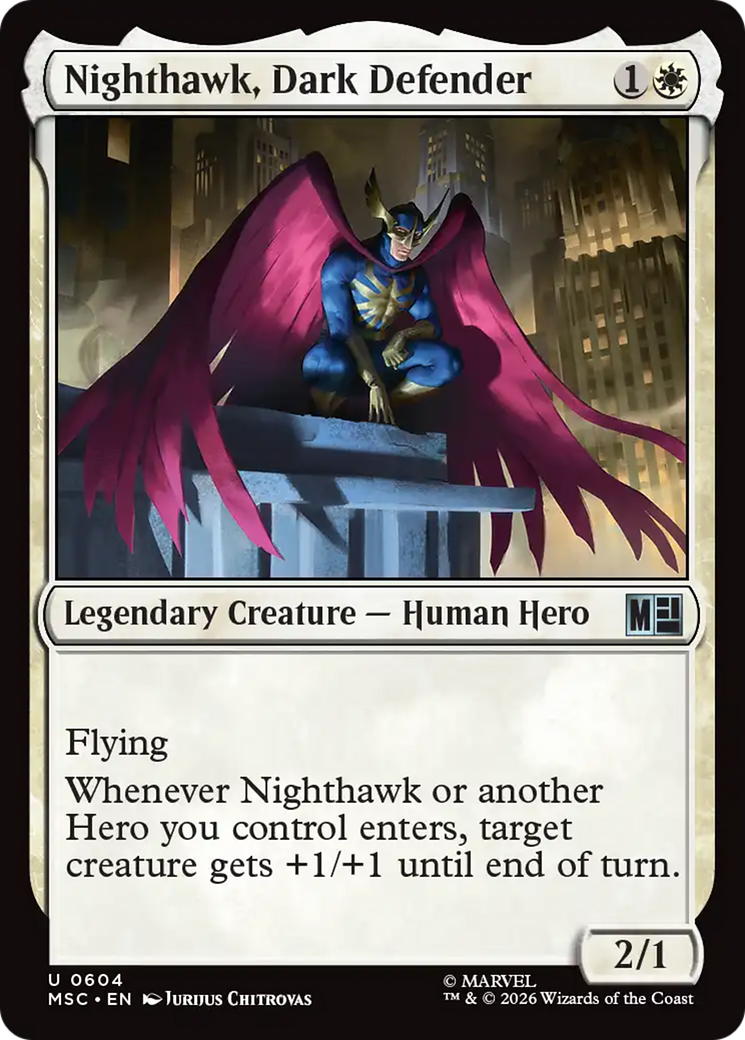Nighthawk, Dark Defender [Marvel Super Heroes Commander] - The Mythic Store | 24h Order Processing